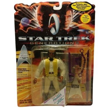 Collectible,new in box &amp; sealed 1994 Movie Star Trek Generations Lt. Commander Worf action figure
