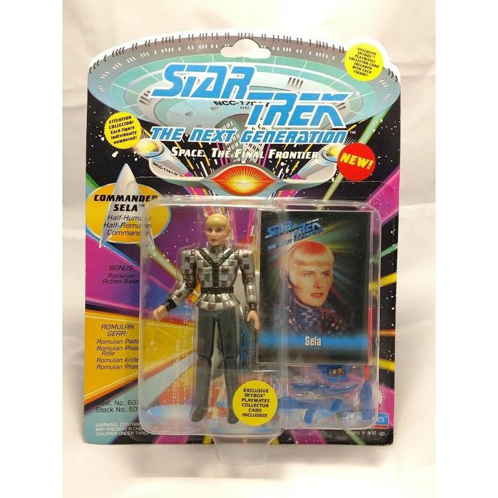 Collectible,new in box &amp; sealed Star Trek The Next Generation Commander Sela action figure 1993 - Mahannah&
