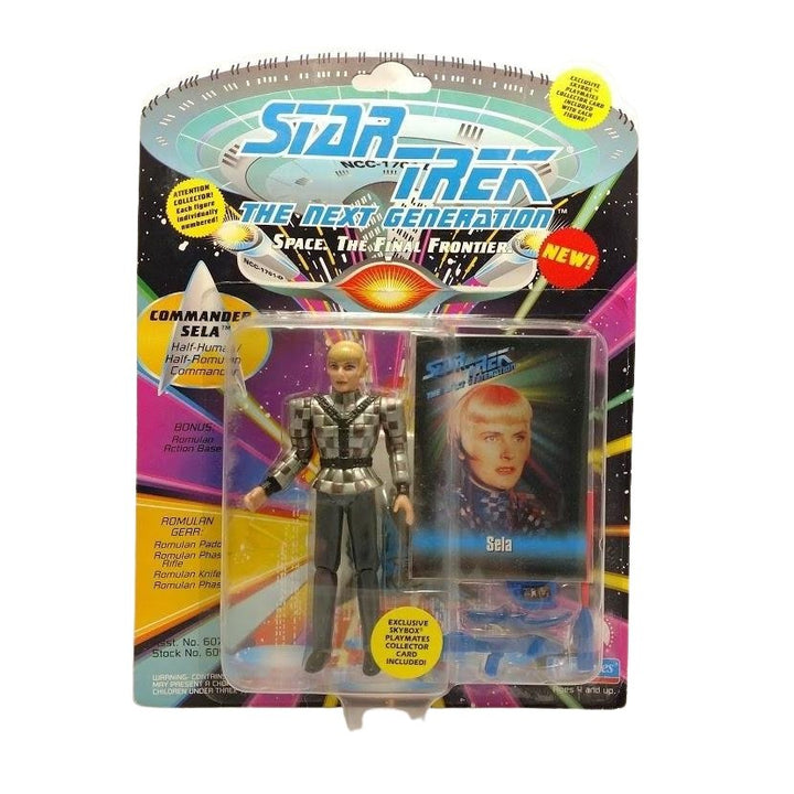 Collectible,new in box &amp; sealed Star Trek The Next Generation Commander Sela action figure 1993 - Mahannah&