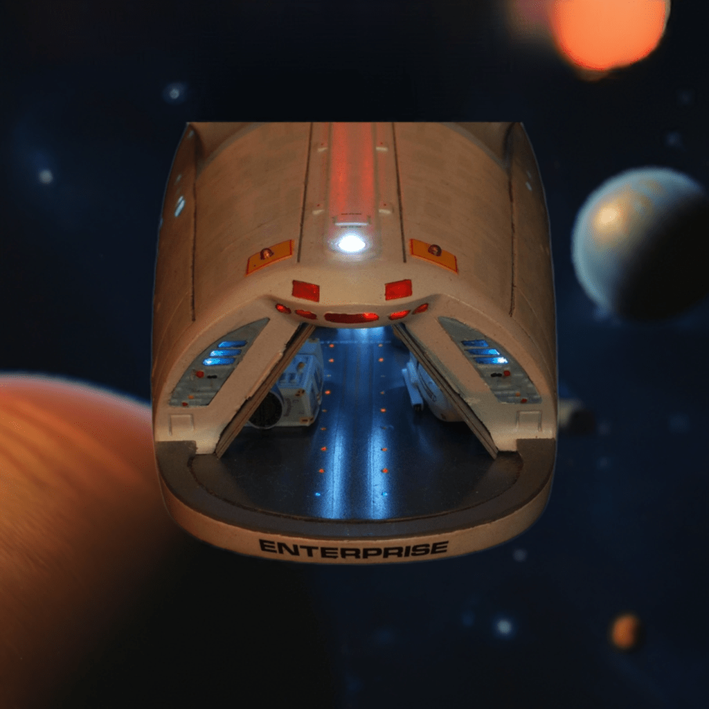 Landing Bay Sequential Runway/Landing Lights For Star Trek USS Enterprise NCC-1701 Refit - Mahannah's Sci-fi Universe