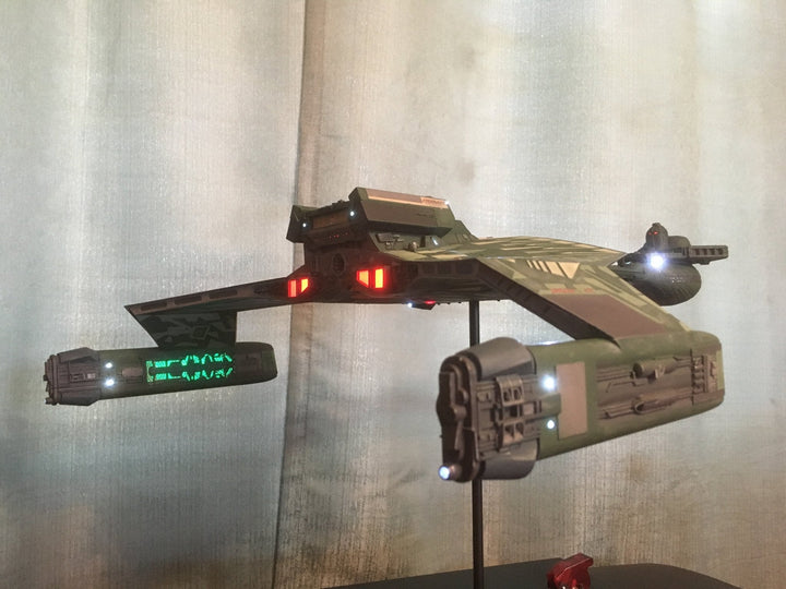 Movie Quality Complete LED/Sound System For 1:350 Klingon K’Tinga Battle Cruiser - Mahannah&