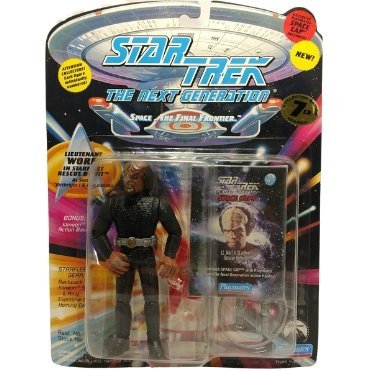New In Box Star Trek TNG Worf Collectible Action Figure-1994 - Mahannah&