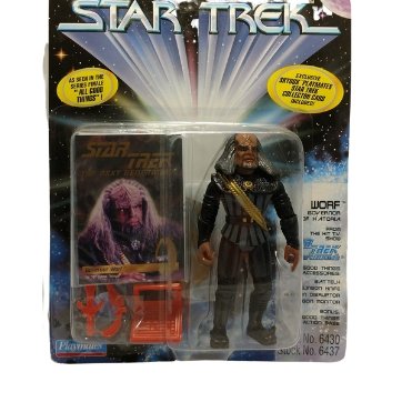 New in Box &amp; Unopened Star Trek TNG Worf "Governor of H&