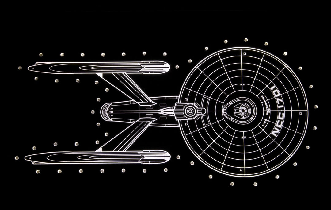 Shields Up/Down Board for Star Trek USS Enterprise 1701 Refit/A - Mahannah&