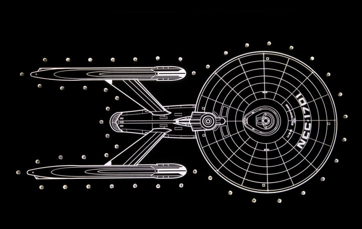 Shields Up/Down Board for Star Trek USS Enterprise 1701 Refit/A - Mahannah&