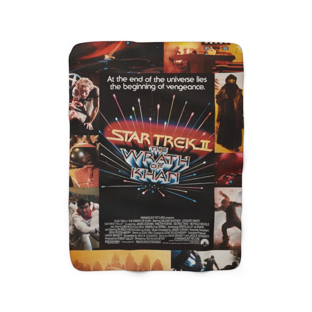 Star Trek II The Wrath of Khan Sherpa Blanket - Mahannah&