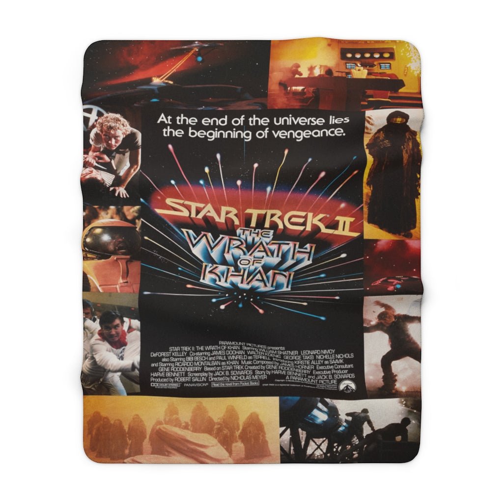 Star Trek II The Wrath of Khan Sherpa Blanket - Mahannah&