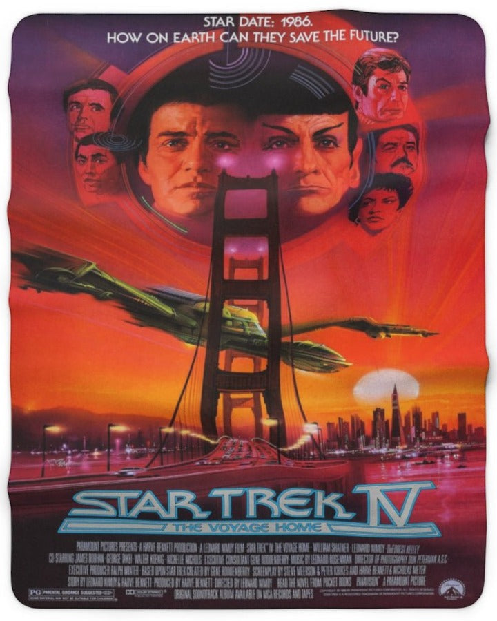 Star Trek IV Sherpa Blanket - Mahannah&
