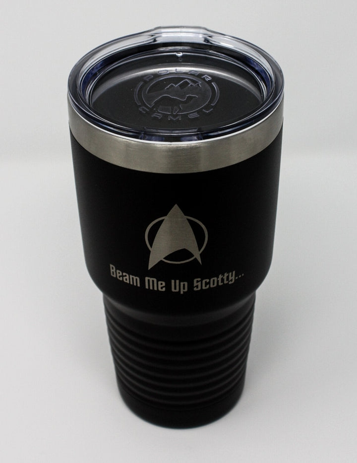 Star Trek Quote Laser Engraved 30oz Stainless Steel Vacuum Insulated Tumbler - Mahannah&