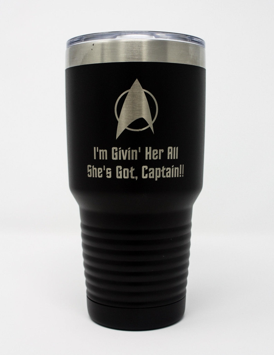 Star Trek Quote Laser Engraved 30oz Stainless Steel Vacuum Insulated Tumbler - Mahannah&