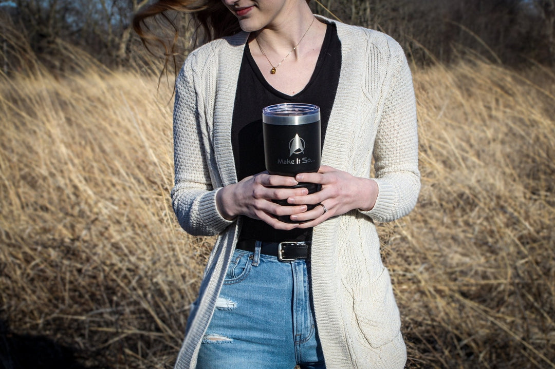 Star Trek Quote Laser Engraved 30oz Stainless Steel Vacuum Insulated Tumbler - Mahannah&