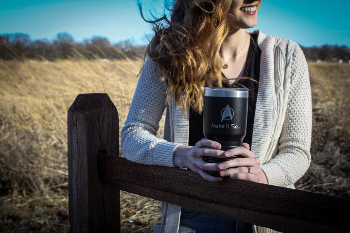 Star Trek Quote Laser Engraved 30oz Stainless Steel Vacuum Insulated Tumbler - Mahannah&