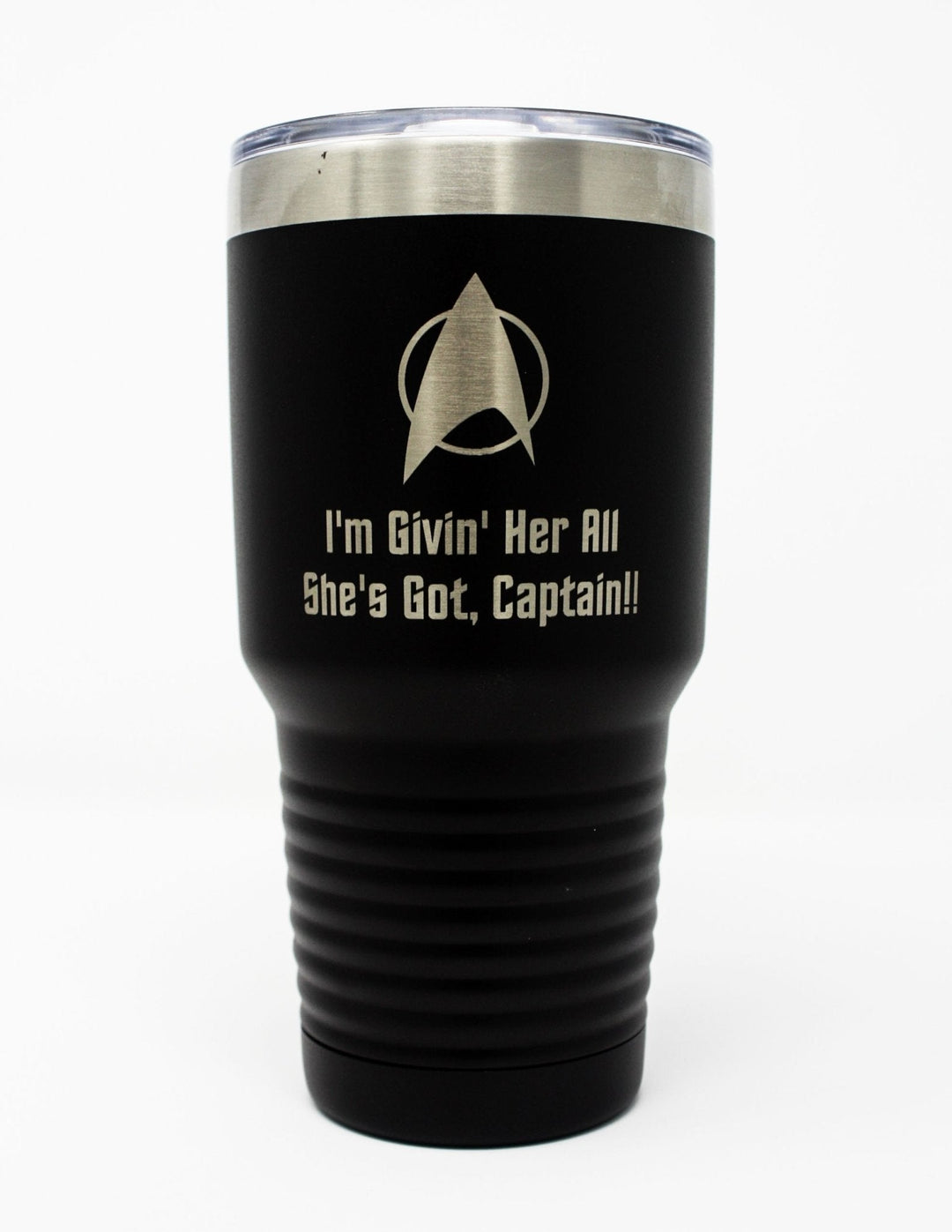 Star Trek Quote Laser Engraved 30oz Stainless Steel Vacuum Insulated Tumbler - Mahannah&
