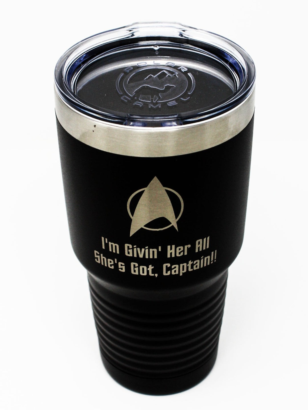 Star Trek Quote Laser Engraved 30oz Stainless Steel Vacuum Insulated Tumbler - Mahannah&