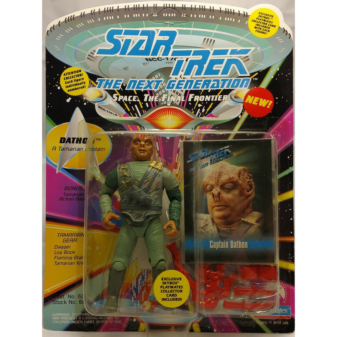 Star Trek The Next Generation Captain Dathon(Darmok) Collectible Action Figure-1993 - Mahannah&