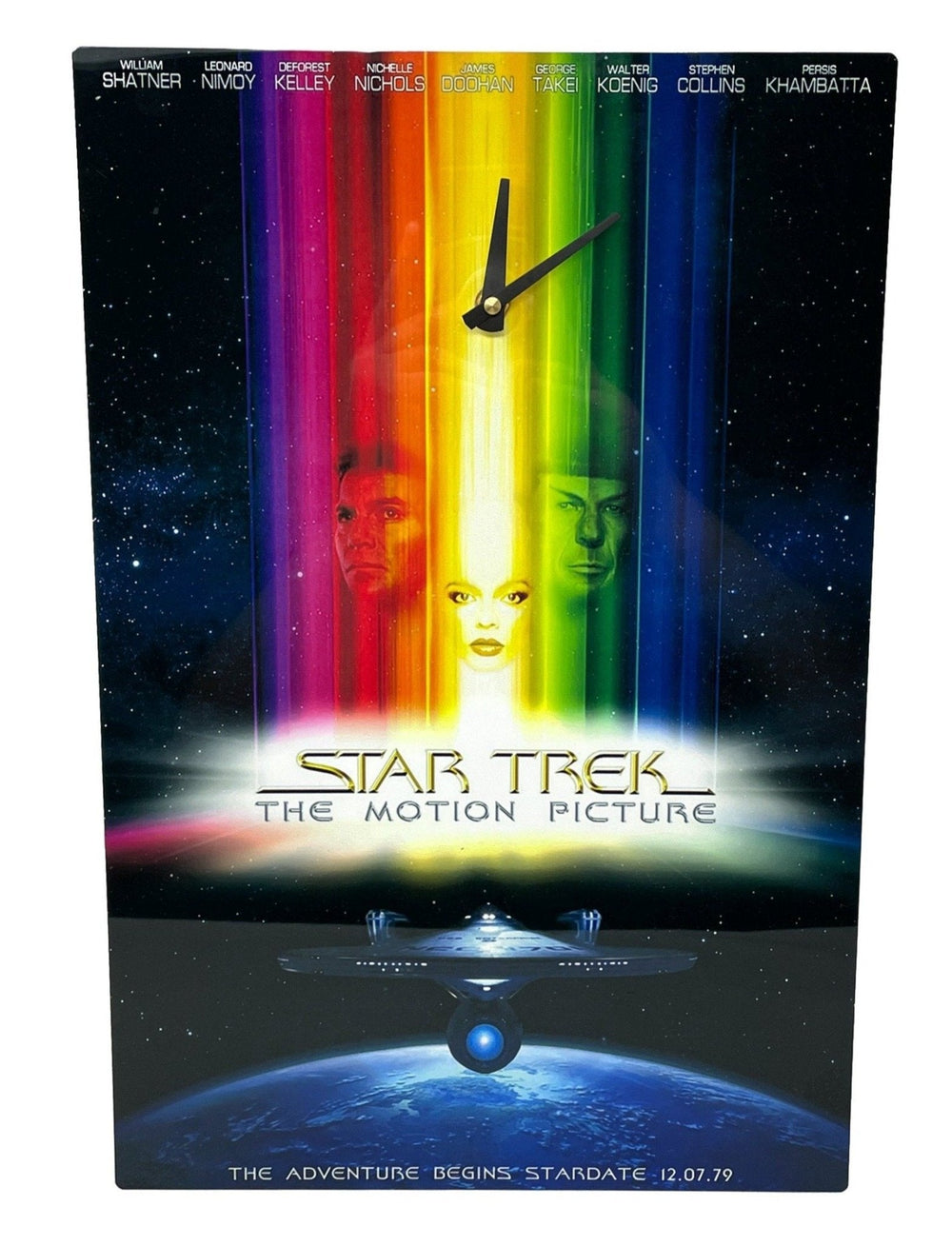 Star Trek TMP Dye Sublimation Aluminum Wall Poster With Or Without Analog Clock - Mahannah's Sci-fi Universe