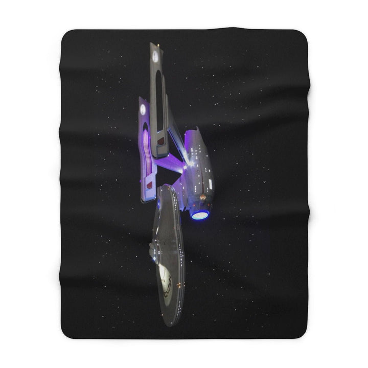 USS Enterprise Refit Sherpa Blanket - Mahannah&