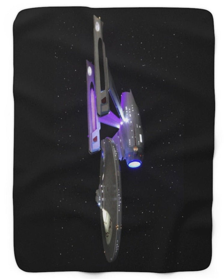 USS Enterprise Refit Sherpa Blanket - Mahannah&
