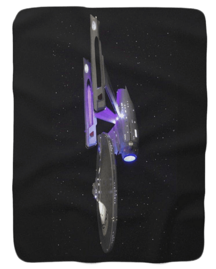 USS Enterprise Refit Sherpa Blanket - Mahannah&